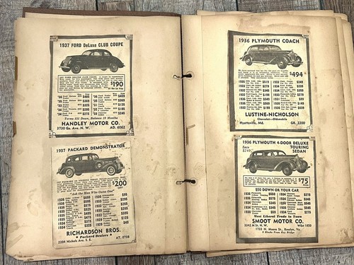 Antique 1930s car dealership - 1930s,