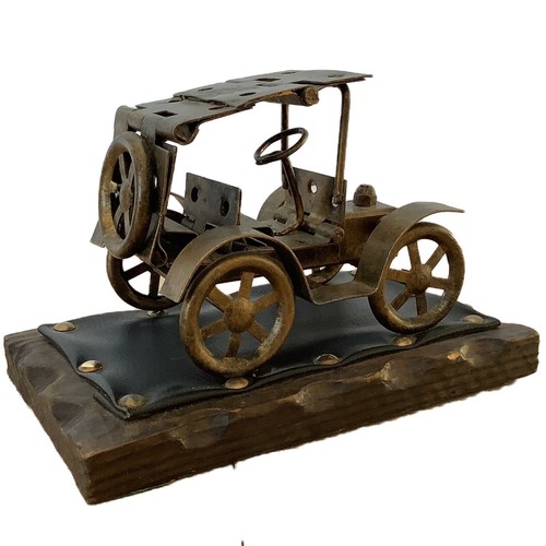 Vintage scrap metal art - vintage,