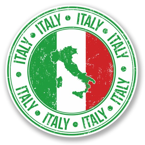 Italy flag vinyl - italy,
