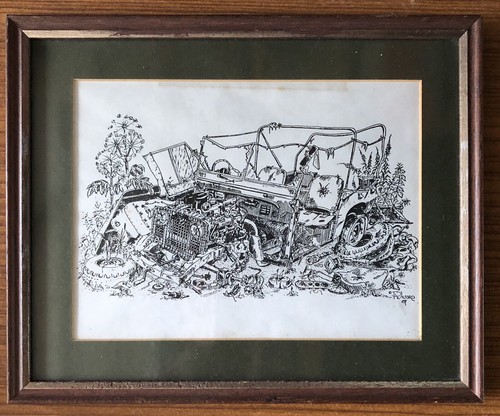 Scrap car land rover picture - car,