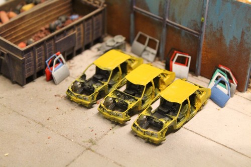 Scrap car gutted - car,