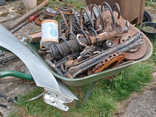 Scrap metal car parts - metal,