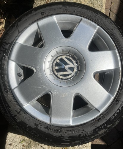 Polo rim and new tyre - new,