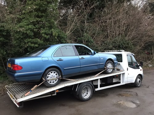 Classic car transport - car,