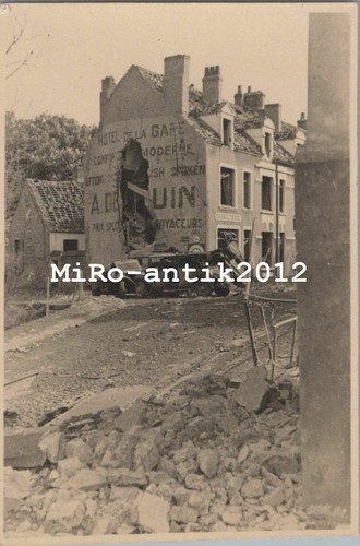 Photo ww2 destroyed hotel in - ww2,,
