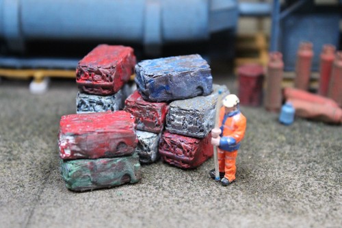 Crushed scrap car - crushed,