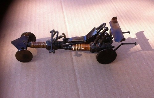 Vintage model dragster - model,