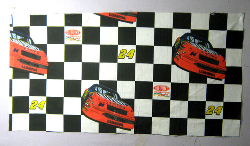 Fabric scrap race car - scrap,