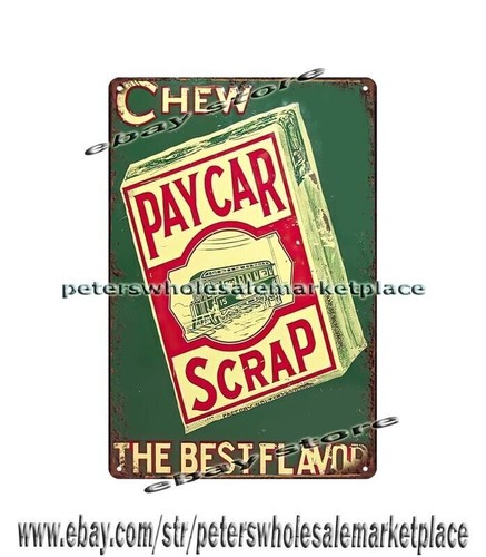 Chew pay car scrap - pay, man