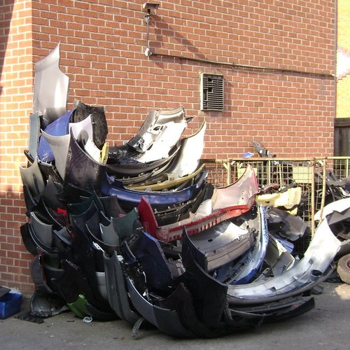 Photo 6x4 scrapped car - photo,