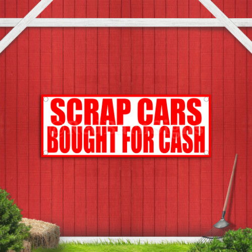 Scrap cars bought for - scrap,