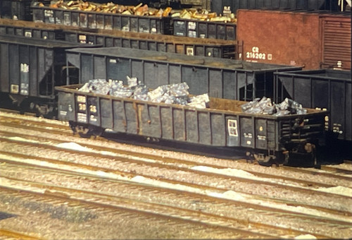 Union railroad scrap car - union,