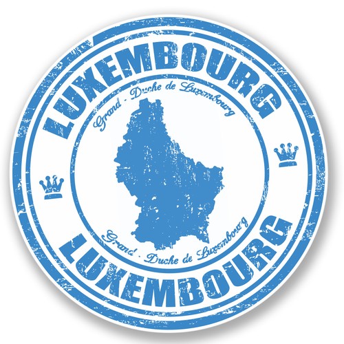 Luxembourg vinyl sticker - luxembourg,