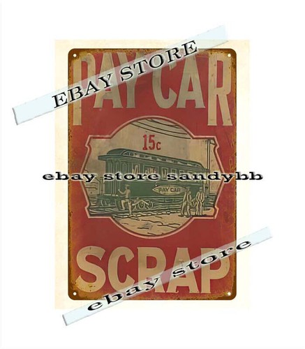 Pay car scrap - car, tin