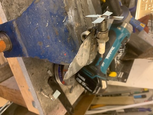 Homemade metal airplane - homemade, made